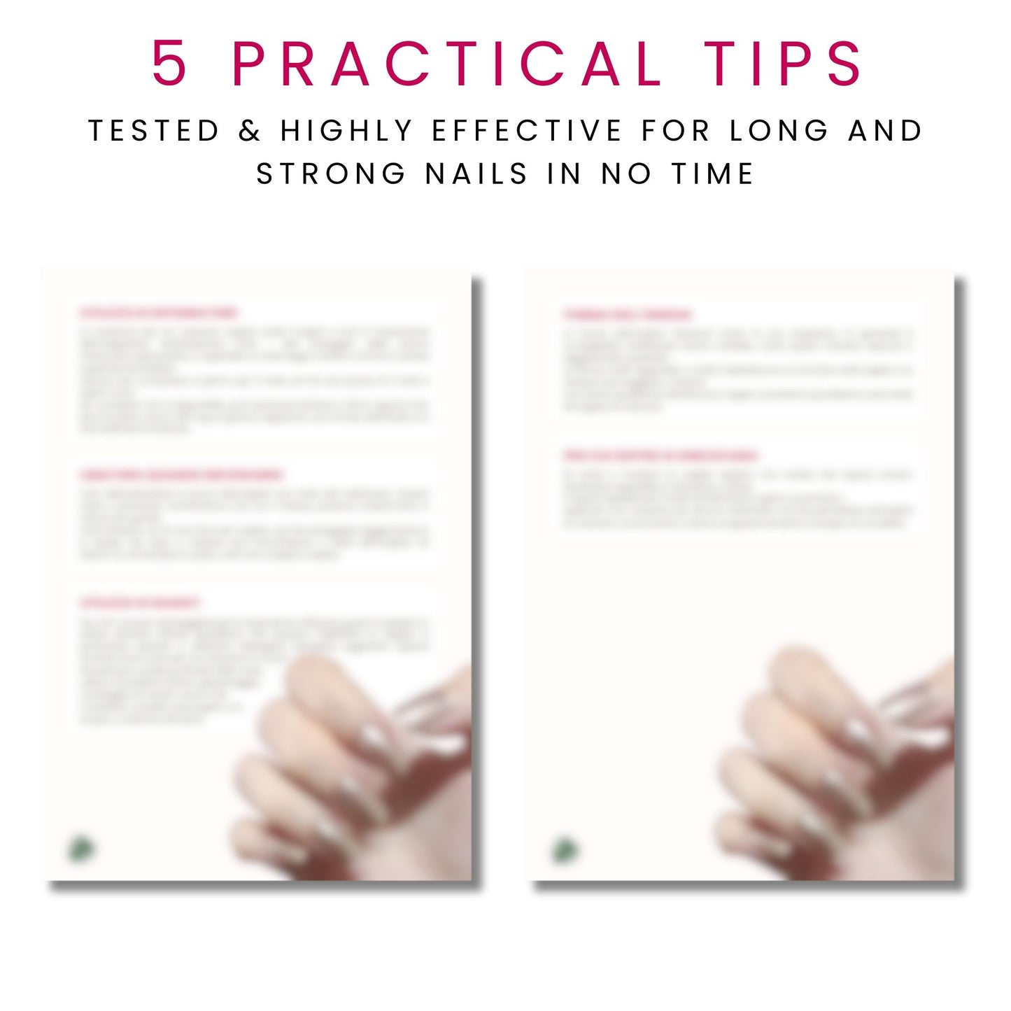 Long & Strong Nails: Practical Guide for Visible Results – English Version